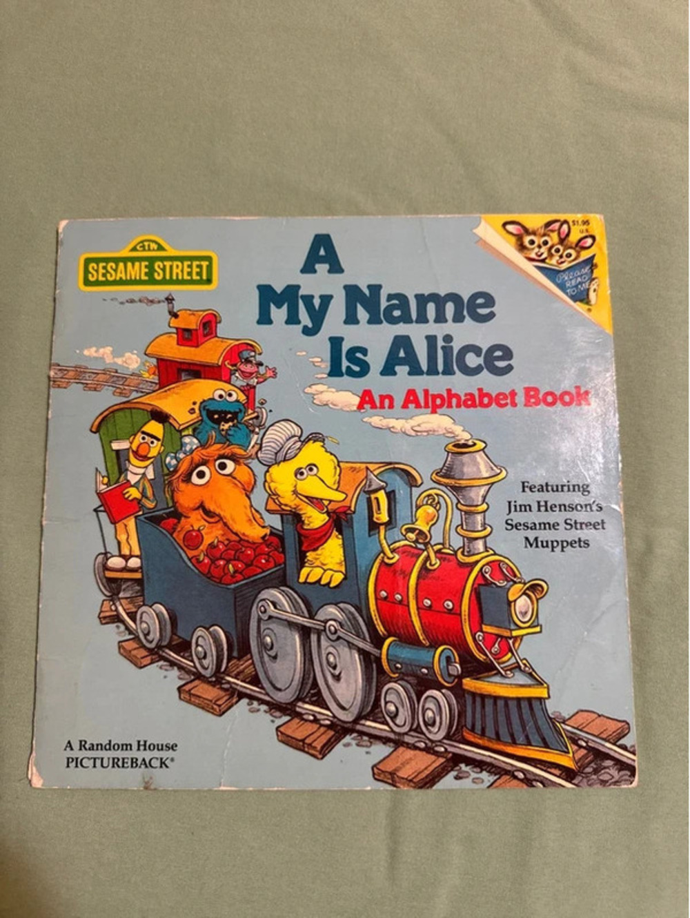 A My Name Is Alice Sesame Street alphabet book